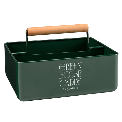 Collector Greenhouse Caddy, Heritage Green, by Burgon & Ball