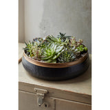 Sahara Sunset metal statement bowl by Burgon & Ball