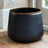 Sahara Sunset Metal Floor Pot, Medium, by Burgon & Ball