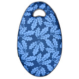 Kneelo memory foam garden kneeler, Oak Leaf design, Navy colour, by Burgon & Ball