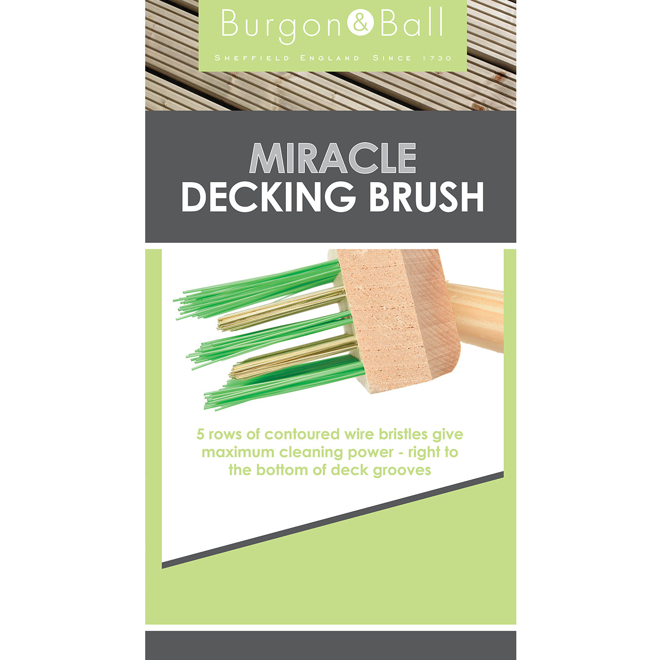 Miracle Decking Brush Display Stand – Burgon And Ball