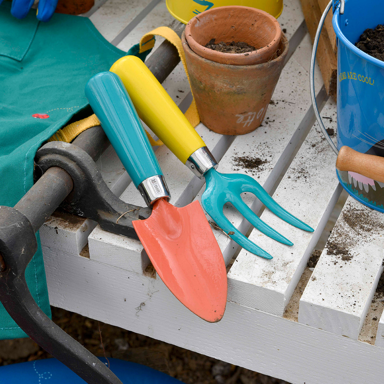 Children's Garden Trowel and Fork Set | National Trust | Burgon & Ball ...