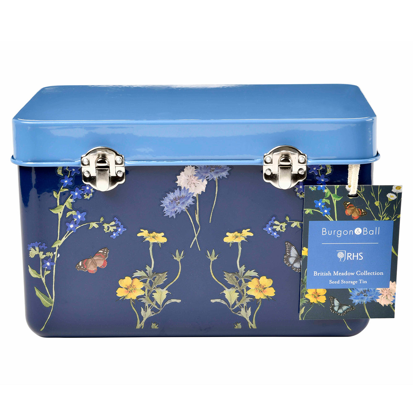 British Meadow Seed Storage Tin | RHS Gifts For Gardeners | Burgon ...