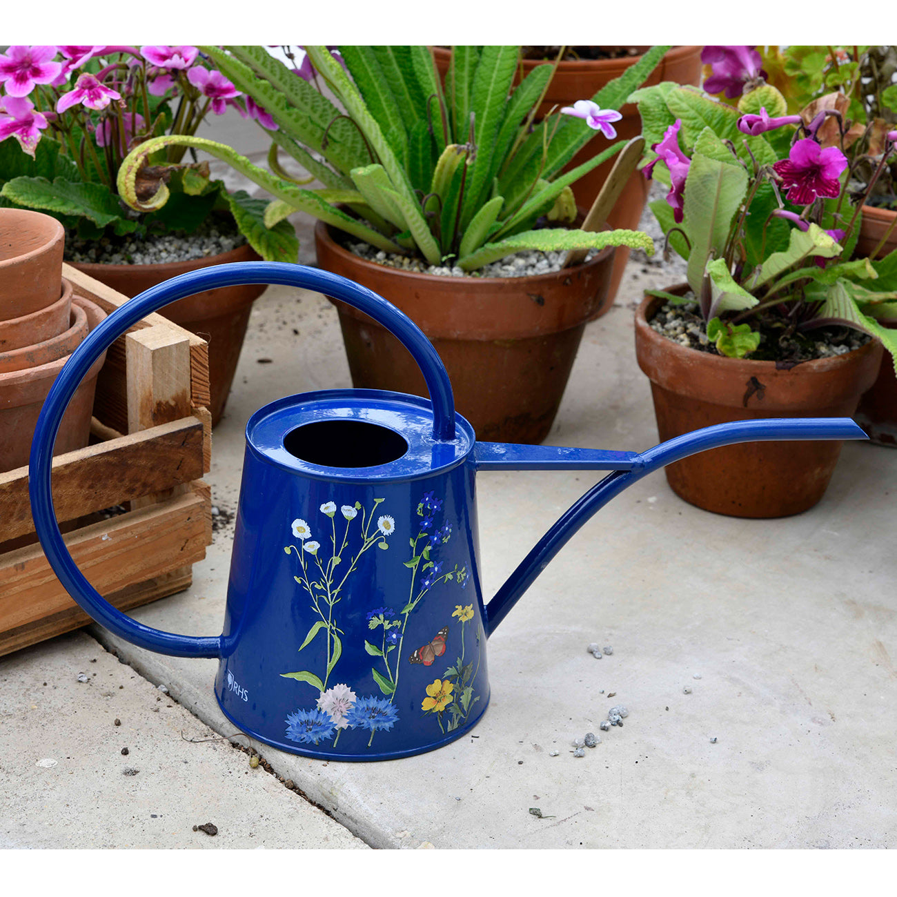 British Meadow Watering Can Rhs Ts For Gardeners Burgon And Ball Burgon And Ball